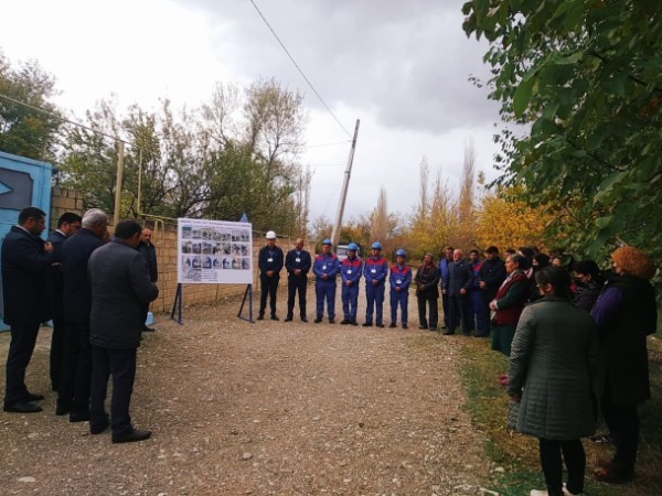Goranboyda daha bir içməli su layihəsi yekunlaşdı- FOTO