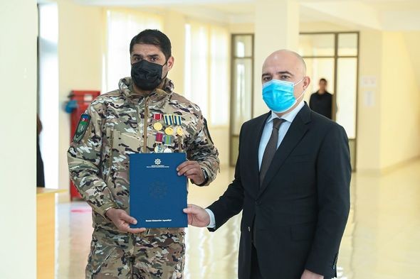 Şəhid ailələri və müharibə əlillərinə mənzil verildi- FOTOLAR