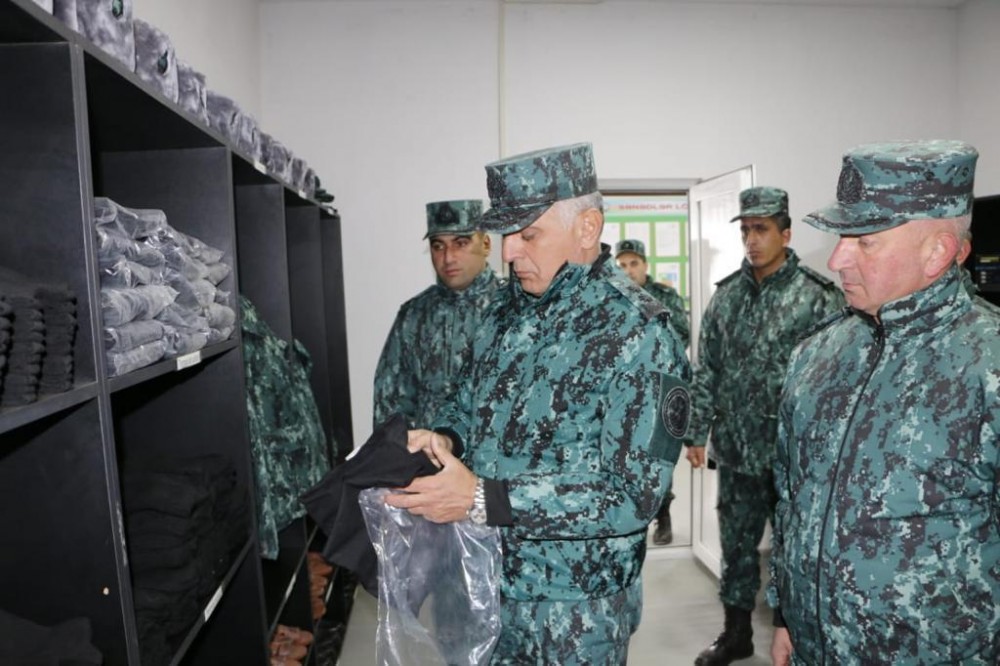 DSX-nin Ermənistanla sərhəddə yeni komendantlığıfəaliyyətə başlayıb - FOTOLAR