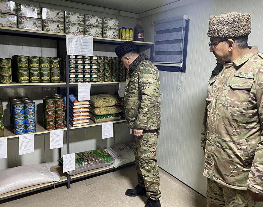 Laçında yerləşən hərbi hissələrin döyüş hazırlığıYOXLANILDI (FOTOLAR)