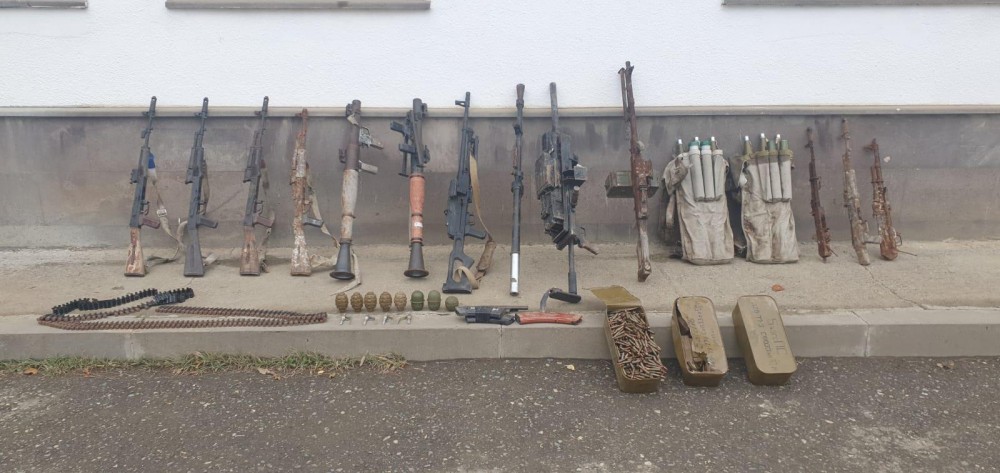 Azad edilən ərazilərdə aşkarlanan silah-sursatın sayıAÇIQLANDI (FOTOLAR)