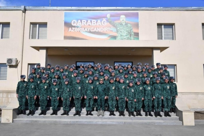 Elçin Quliyev Qubadlıda yeni qərargah bina­sının açılışında- FOTOLAR