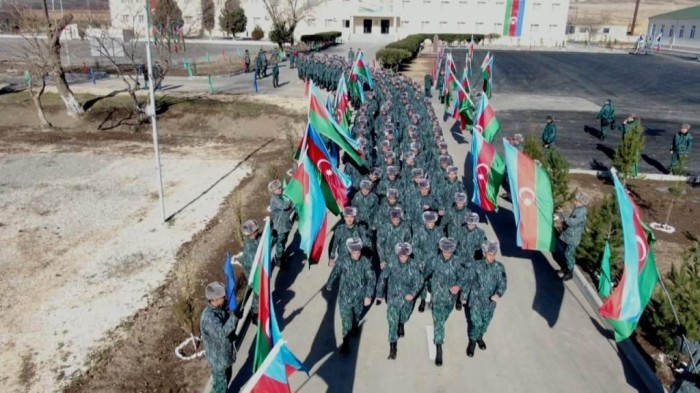 Elçin Quliyev Qubadlıda yeni qərargah bina­sının açılışında- FOTOLAR