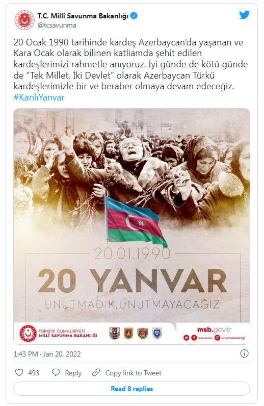 "Qardaşlarımızla birlikdə olmağa davam edəcəyik" - Türkiyə MN- FOTO