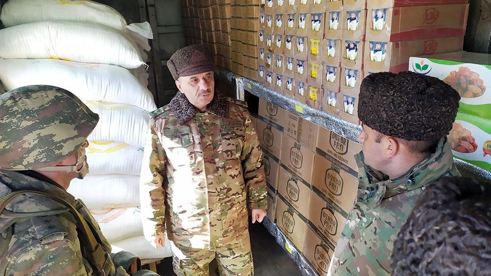 Azad edilən ərazilərdə dislokasiya olan bölmələrin təminatı yaxşılaşdırılır- MN