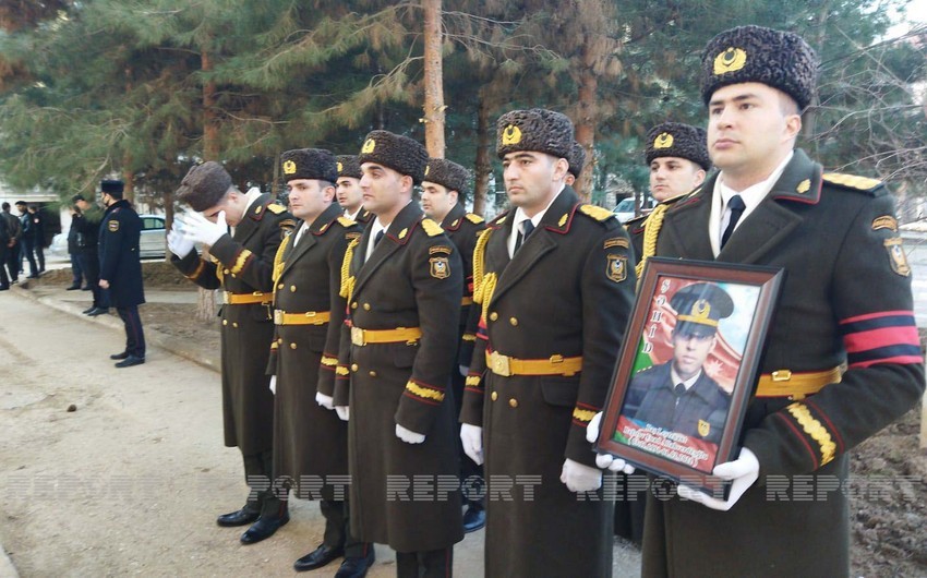 Kəlbəcərdə şəhid olan zabitin nəşi ailəsinə təhvilverildi - FOTOLAR