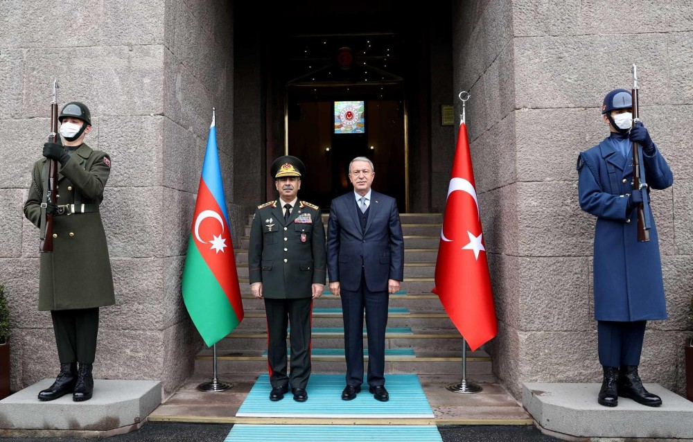 Hulusi Akar Zakir Həsənovu belə qarşıladı- VİDEO/FOTOLAR