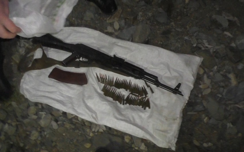 Şəmkir sakinində narkotik və “Kalaşnikov”aşkarlandı - VİDEO