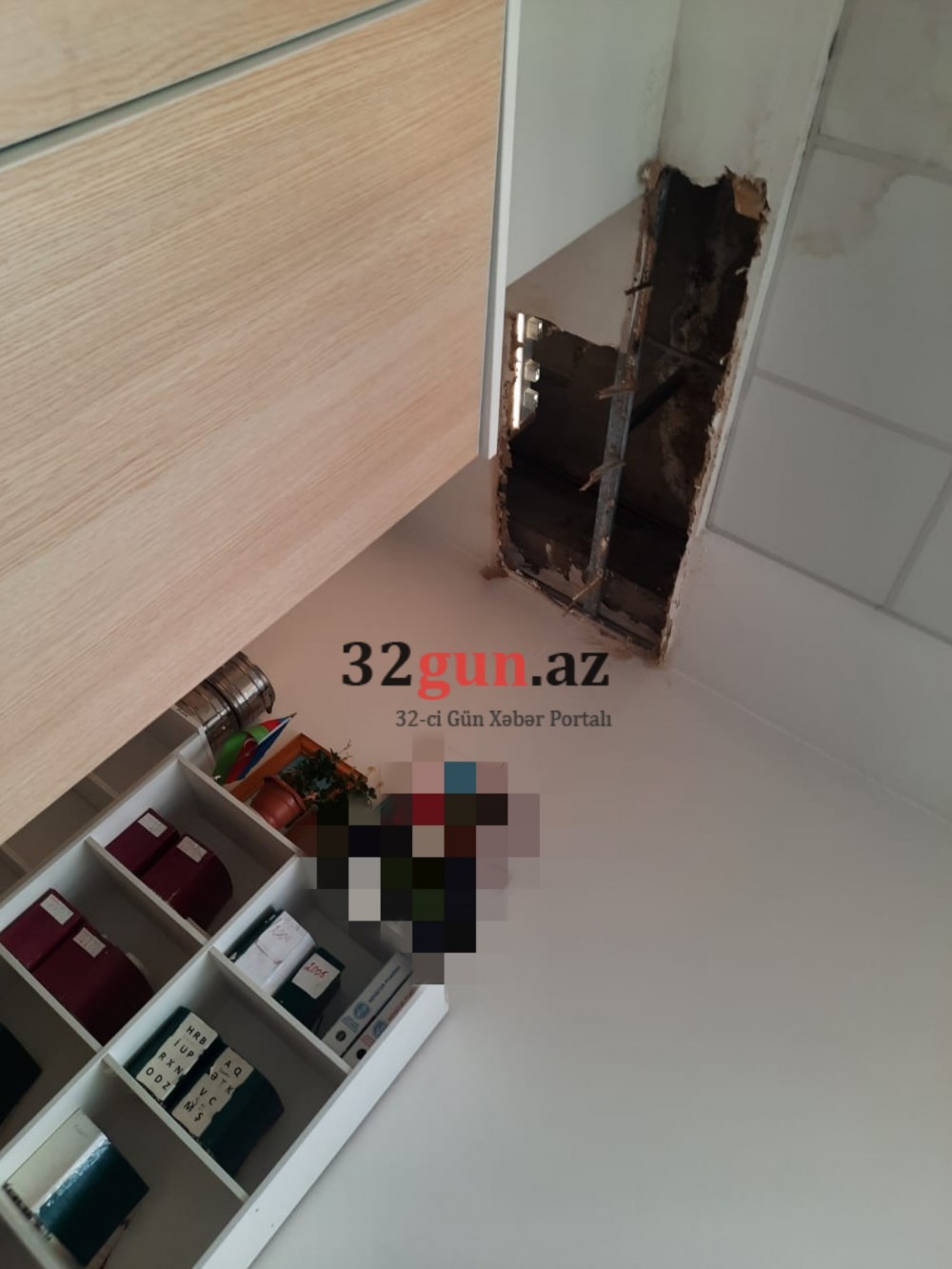 Poliklinikanın tavanı çökdü- Təmir edən yoxdur (FOTOLAR)