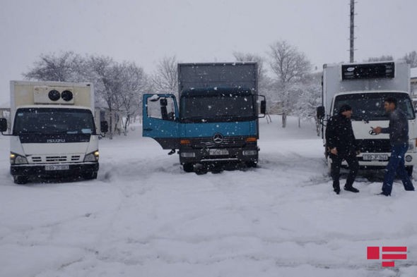 DYP-dən XƏBƏRDARLIQ- Yollar bağlanıb (FOTOLAR)