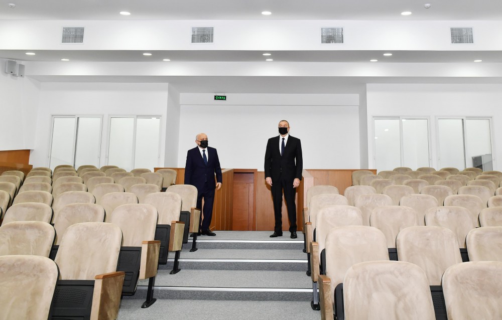 Prezident İlahiyyat İnstitutunun yeni binasının açılışında -FOTOLAR