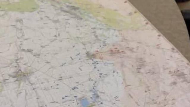 Kadırov səhvən xəritədə rus əsgərlərininmövqelərini göstərdi