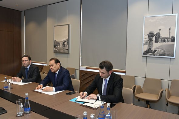 Ceyhun Bayramov TDT Baş katibi ilə görüşüb- FOTOLAR