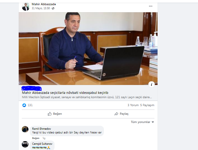 Deputat Mahir Abbaszadənin seçiciləri ona etiraz etdi- Görün hansı səbəbə görə (FOTO)