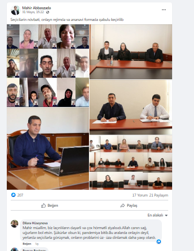 Deputat Mahir Abbaszadənin seçiciləri ona etiraz etdi- Görün hansı səbəbə görə (FOTO)