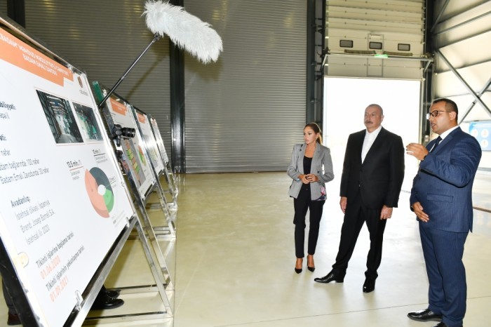 Prezident və xanımı açılışda- FOTOLAR