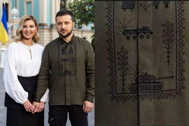 Zelenskinin köynəyi sosial mediada gündəm oldu- FOTO