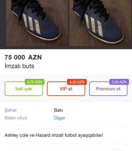 Bakıda ev qiymətinə idman ayaqqabısı satılır(FOTO)
