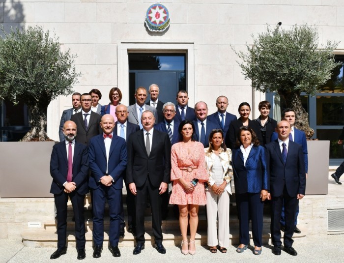 İtaliyada sənədlərin mübadiləsi mərasimi keçirilib(FOTOLAR)