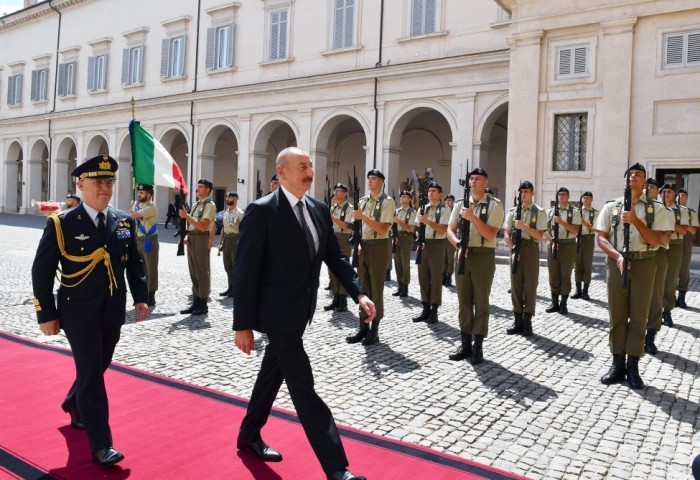 İlham Əliyev İtaliya Prezidenti ilə görüşdü- FOTOLAR (YENİLƏNİB)