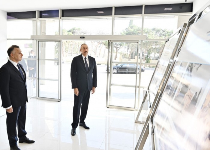 Prezident Respublika Vərəm Xəstəlikləri Sanatoriyasının açılışında iştirak etdi- FOTOLAR