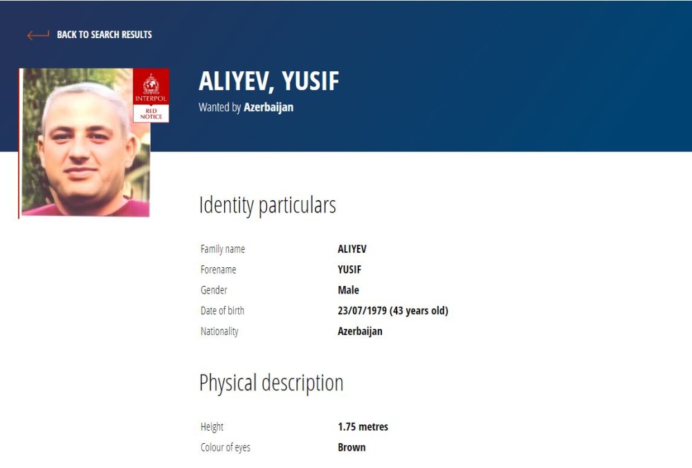 Korrupsiyaya görə bu azərbaycanlı dünyada axtarılır- FOTO