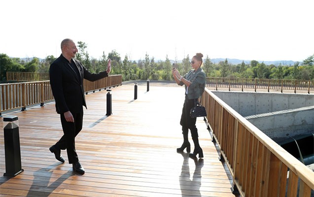 Prezidentlə xanımının Cəbrayıl, Qubadlı və Zəngilana səfərindən- FOTOLAR