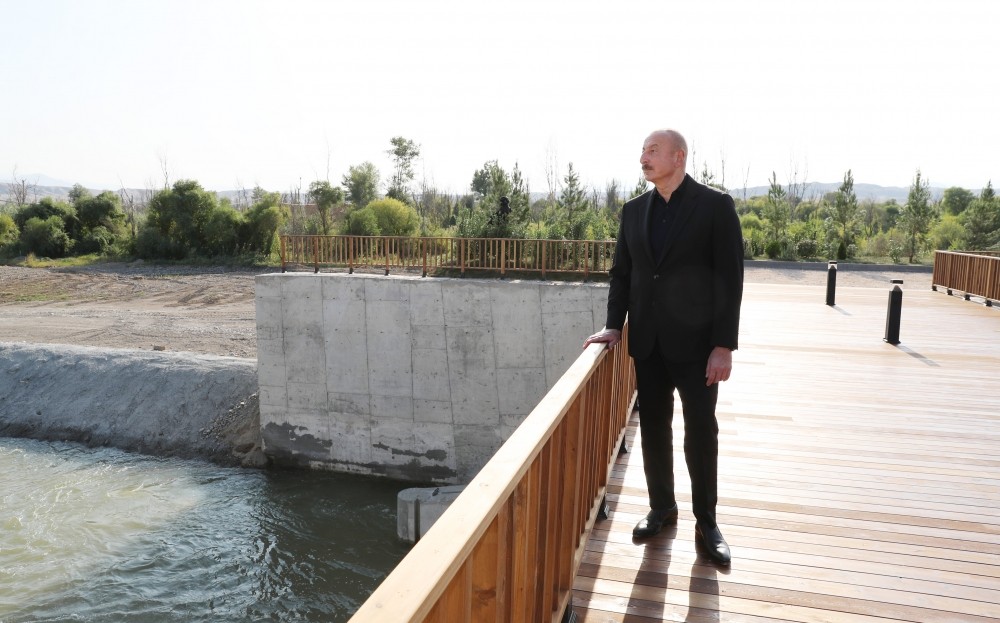 Prezidentlə xanımının Cəbrayıl, Qubadlı və Zəngilana səfərindən- FOTOLAR