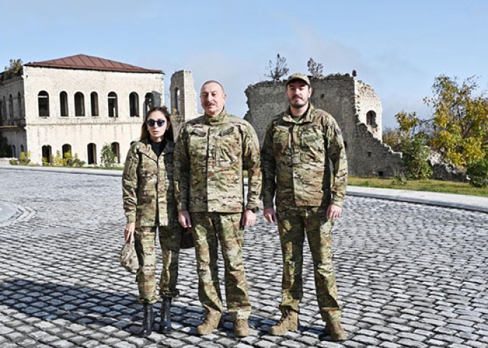 Prezident Şuşada- YENİLƏNİB (FOTOLAR)