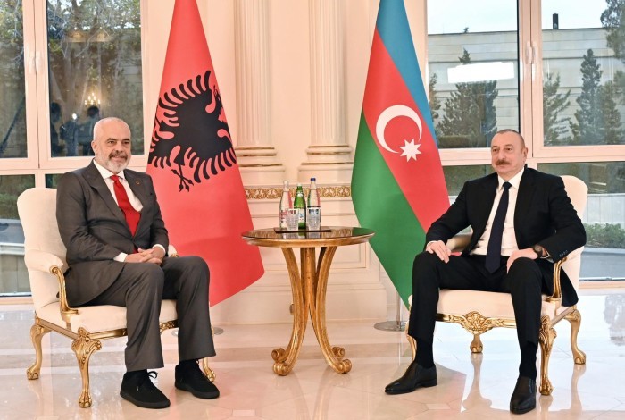 İlham Əliyevlə Albaniyanın Baş naziri arasında təkbətək görüşü oldu- Yenilənib+ FOTOLAR