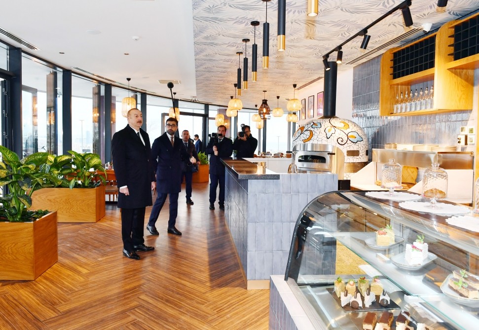 Prezident Mərkəzi Parkın 2-ci hissəsinin açılışına qatıldı- FOTOLAR