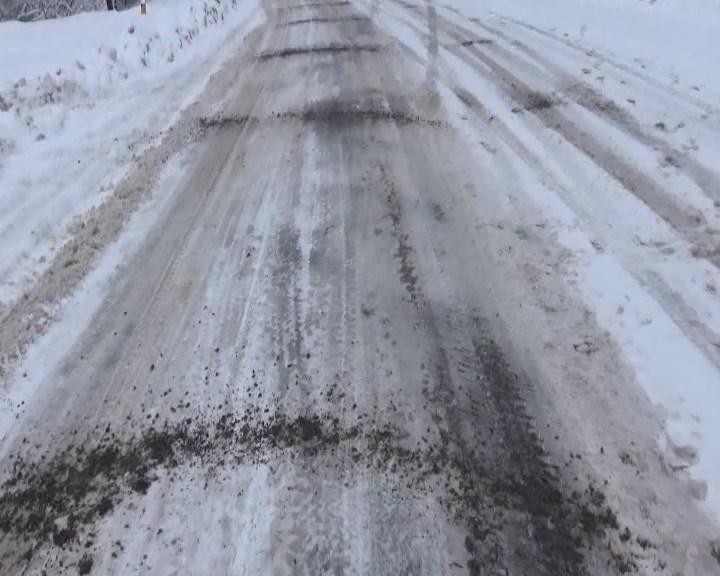 Bu yolda hərəkət tam dayandırıldı- FOTO