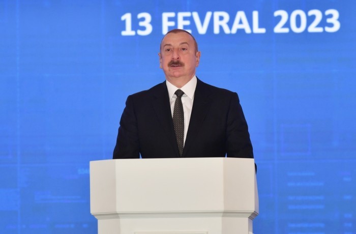 Prezident İES-in təməlqoyma mərasimində- YENİLƏNİB (FOTOLAR)