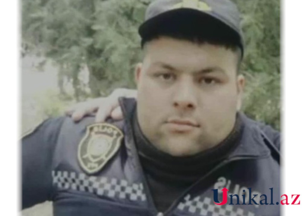 Azərbaycanda 25 yaşlı polisvəfat etdi - FOTO
