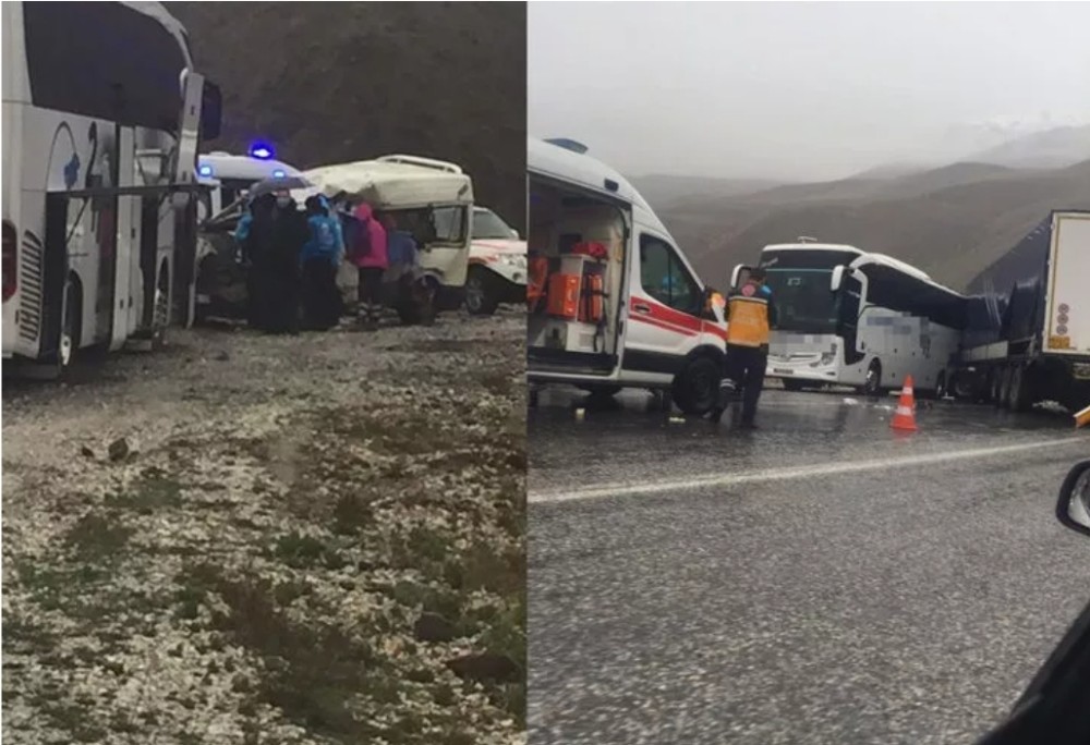 Dəhşətli qəza: Ölənlər və yaralananlar var- Yük maşınının sürücüsü iranlıdır (FOTO)