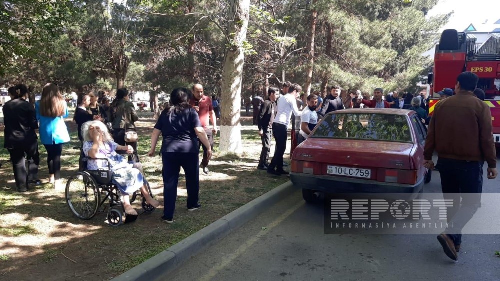 Gəncədə xəstəxanada yanğın- Ölən var