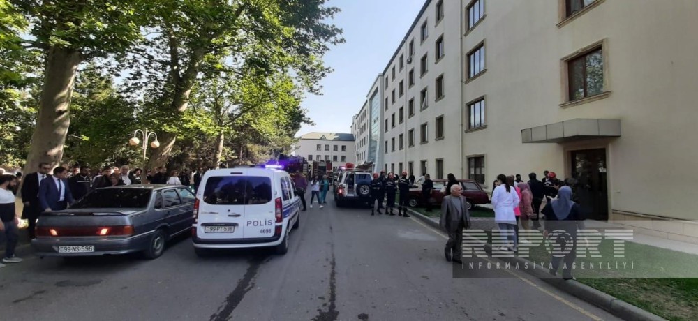 Gəncədə xəstəxanada yanğın- Ölən var