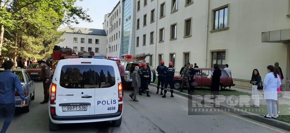 Gəncədə xəstəxanada yanğın- Ölən var