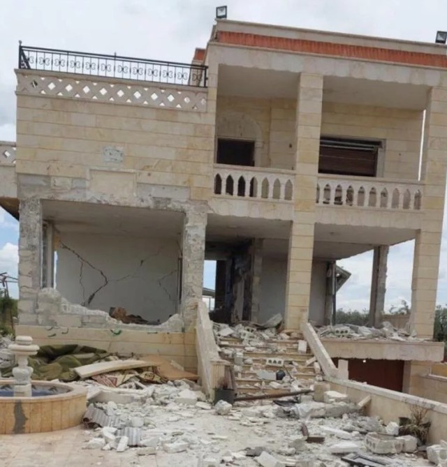 İŞİD liderinin zərərsizləşdirildiyi evin -FOTOSU