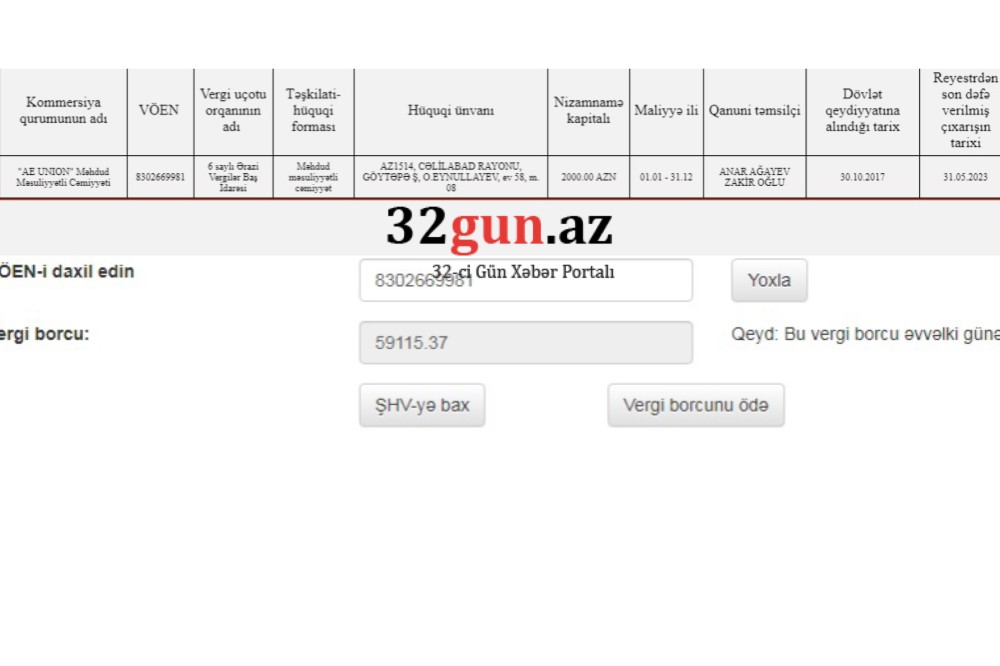 Vergi borcu olan şirkət 2 tenderdə qalib seçildi