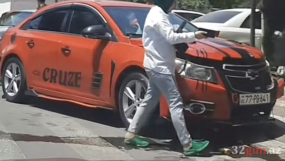 Göyçayda 3 avtomobil toqquşdu -FOTOLAR