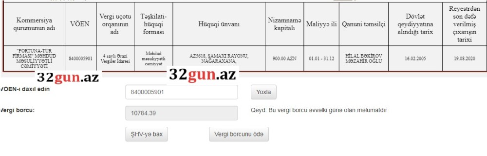 "Fortuna-Tur Firması barəsində protokol tərtib edildi