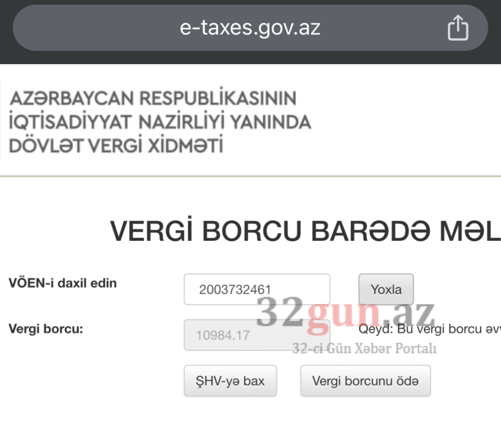 Vüqar Qurbanovun vəzifə verdiyi Eldar Abbasov vergi borcu olan şirkəti qalib seçdi