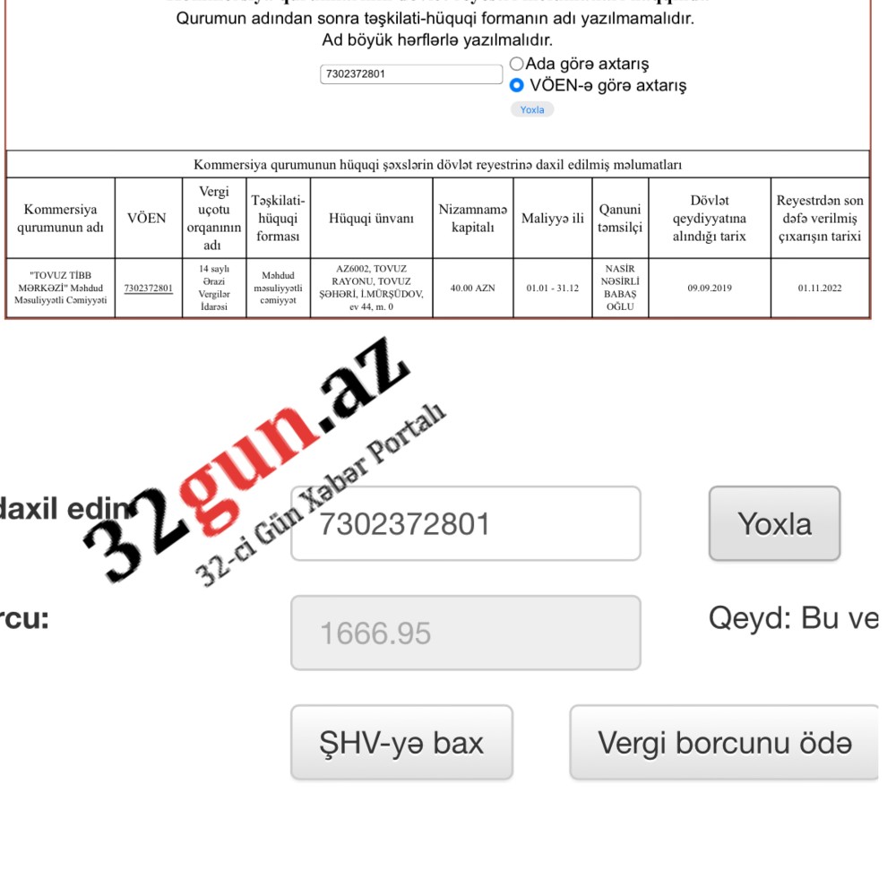 Şəmkir Rayon Mərkəzi xəstəxanasıbu şirkətə 58 min manat köçürür - SƏBƏBİ...