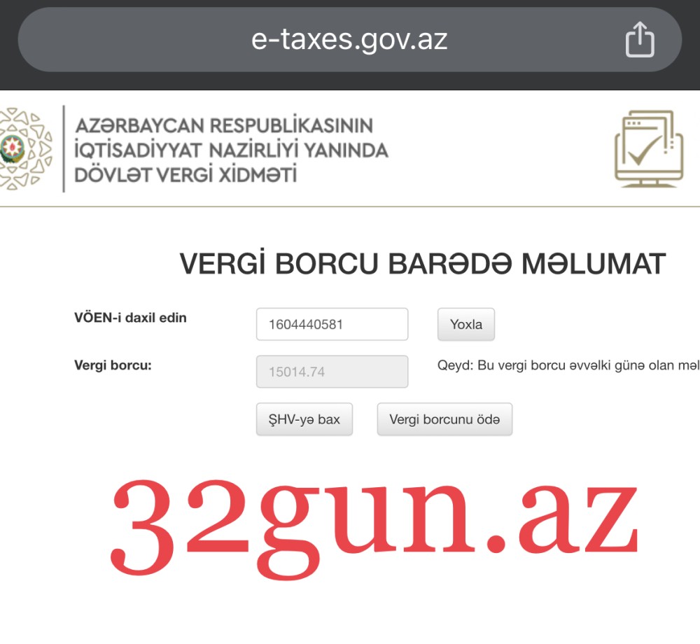 Vergi borcu olan "AVLUM AS“ MMC məhkəməlik oldu(FOTO)