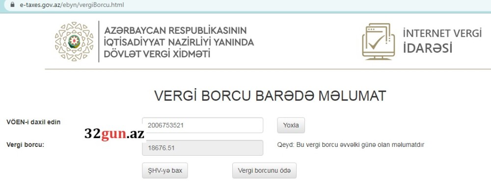 Vergi borcu olan MMC məhkəməlik oldu+ FOTO