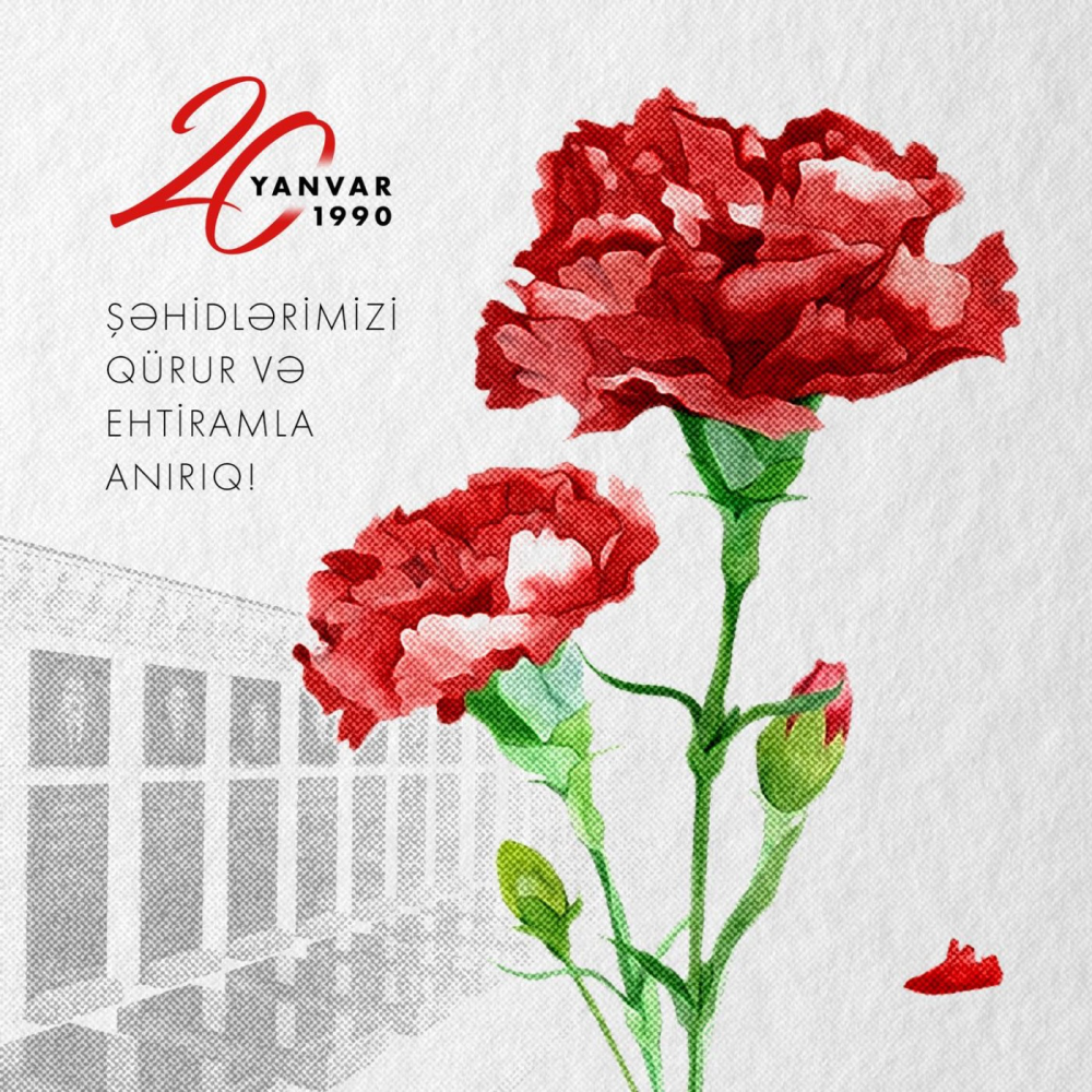Mehriban Əliyeva 20 Yanvar faciəsi ilə bağlı paylaşım etdi - FOTO
