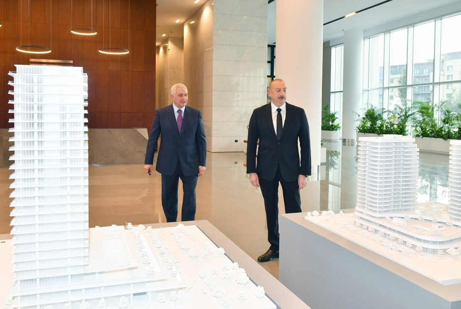 İlham Əliyev Ağ Şəhərdə - FOTOLAR