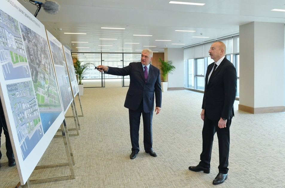 İlham Əliyev Ağ Şəhərdə - FOTOLAR