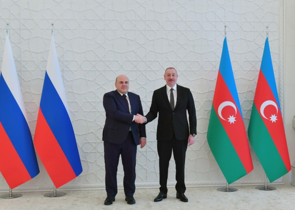 İlham Əliyev Mixail Mişustinlə görüşdü -YENİLƏNİB (FOTOLAR)